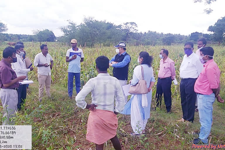 Chamarajanagar District ranked No. 1 in crop survey