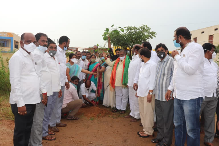 green challenge accepted by patancheru mla mahipal reddy