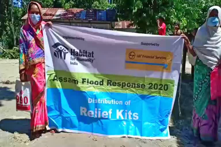 Relief Distribution by LNT Finance in Kalgachia