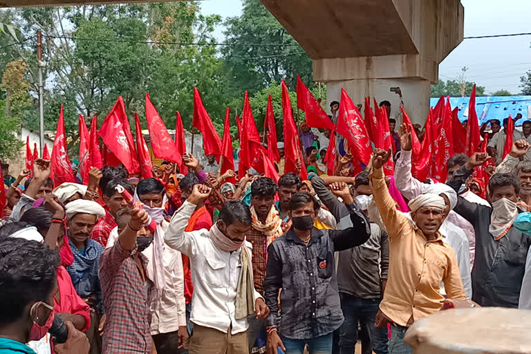 Tribal people staging