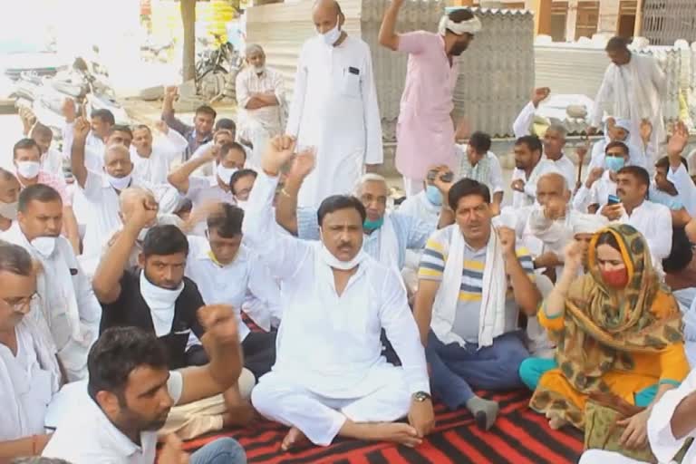 protest of farmers continues in hisar farmers announces haryana bandh today