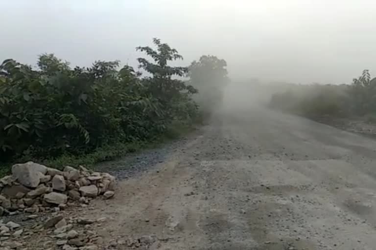 Condition of Raigarh-Milupara road is poor