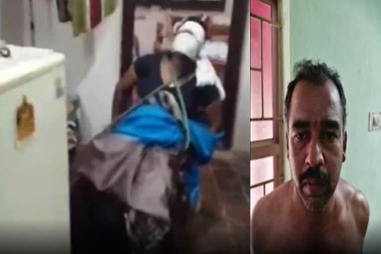 Viral Video: Man arrested for tying up wife to chair and torturing Kanyakumari