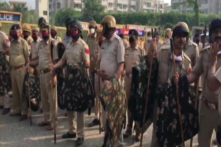 Police deployed in Haryana's Ambala