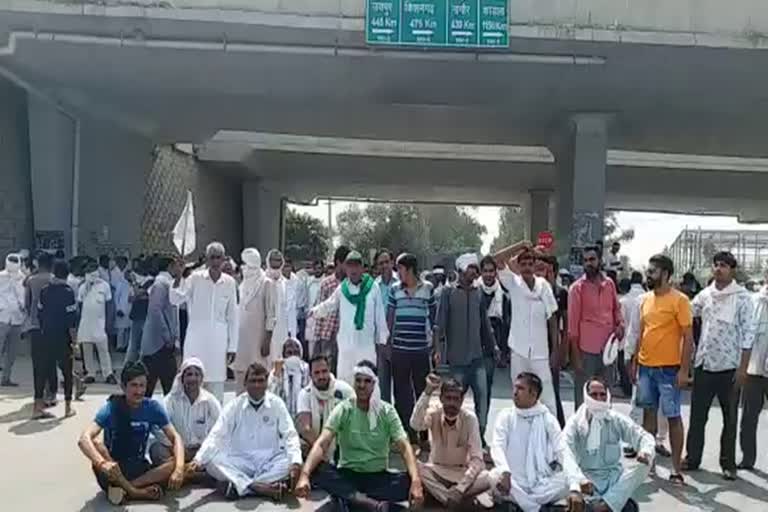 farmers protest on National Highway in kaithal against Agriculture Bill