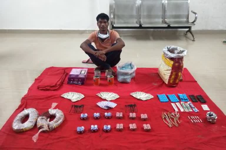 Naxalite helper arrested in sukma