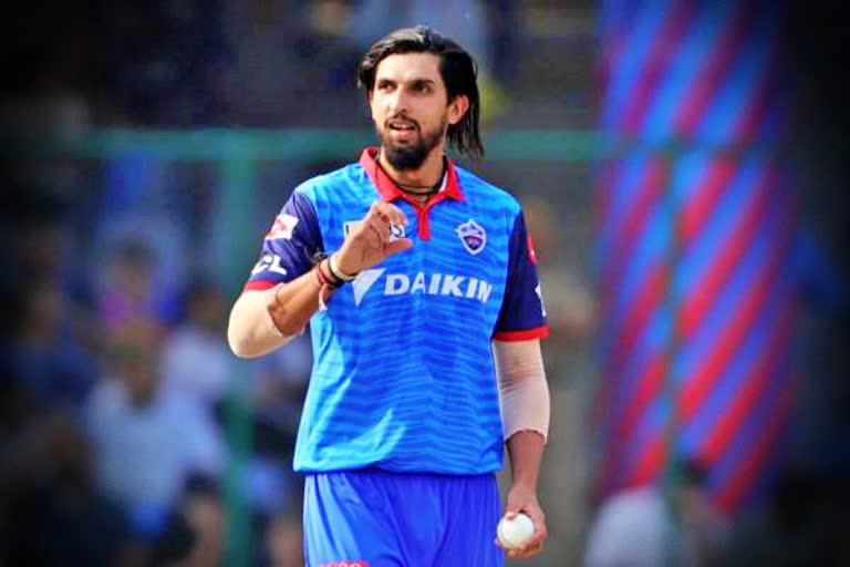 Delhi capitals fast bowler ishant sharma injured