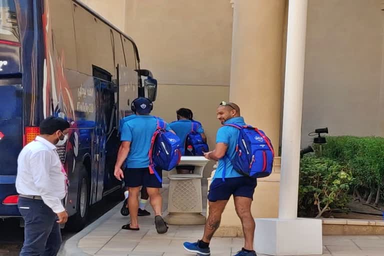 Delhi Capitals departs from their hotel