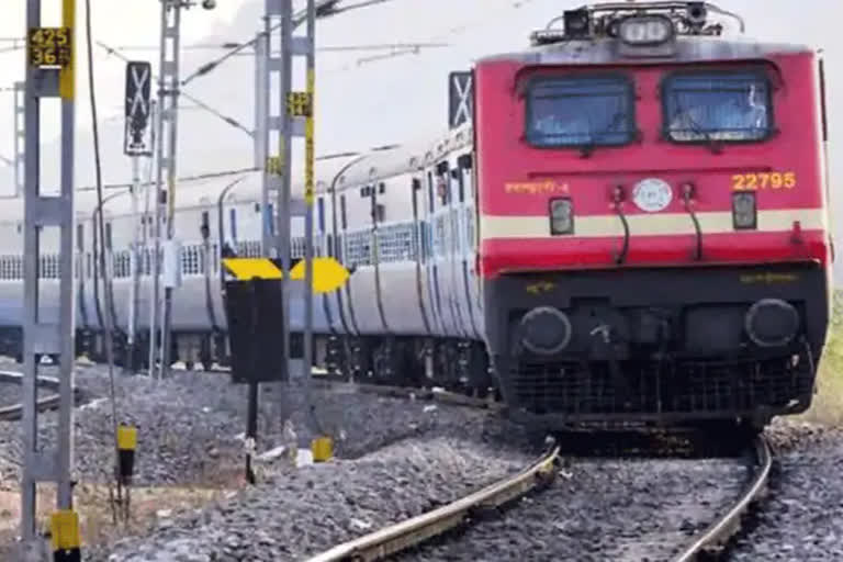 A young man listening to music on an earphone died after being hit by a train