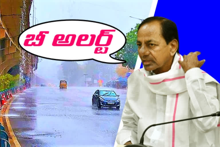 cm kcr orders to district collectors on rains