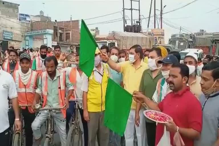 Cycle race held in Saharanpur