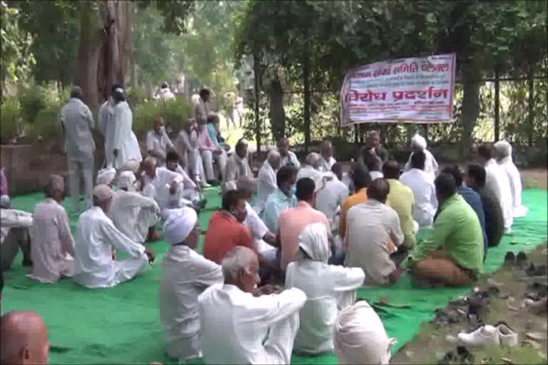 farmers did chakka jam in palwal against agriculture ordinanc