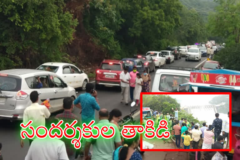 Huge Traffic jam In Srisilam