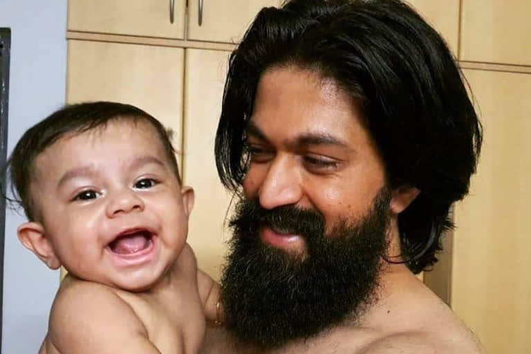 Yash with son