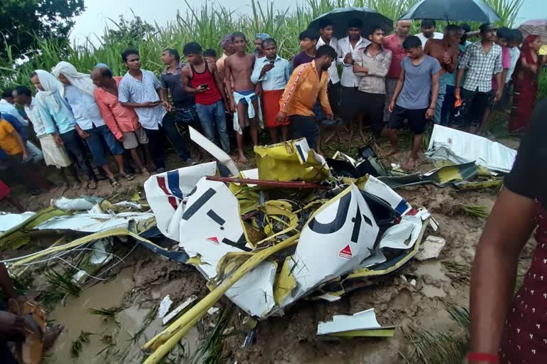 Four-seater training aircraft crashes near Azamgarh in UP, one dead: official sources