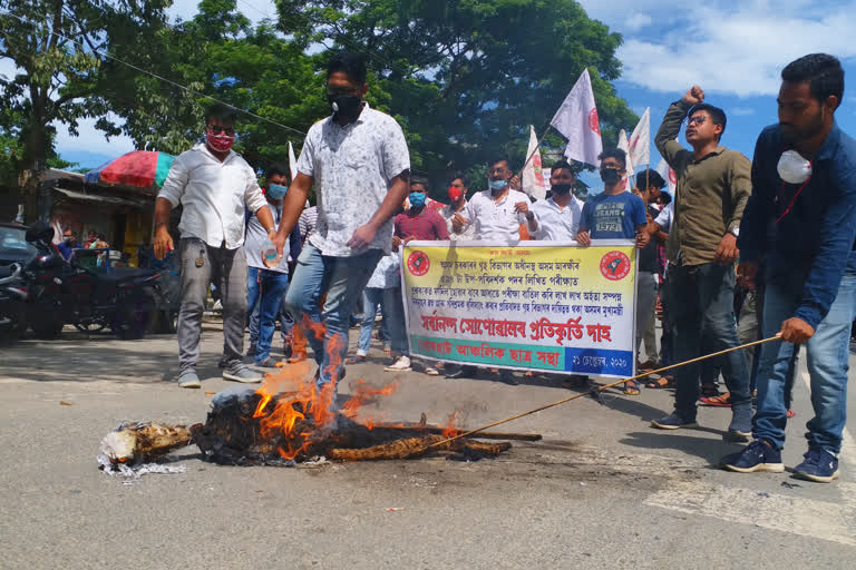 Protests erupt in Jorhat