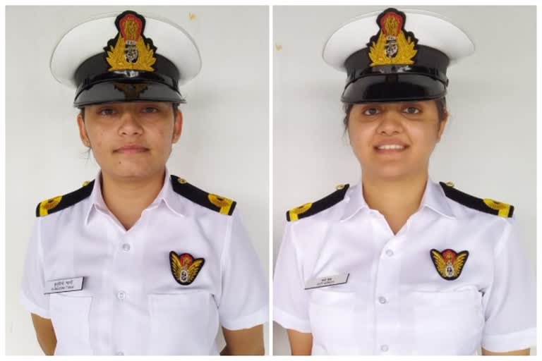 -kumudini-tyagi-and-riti-singh deployed-on-indian-navy-warships