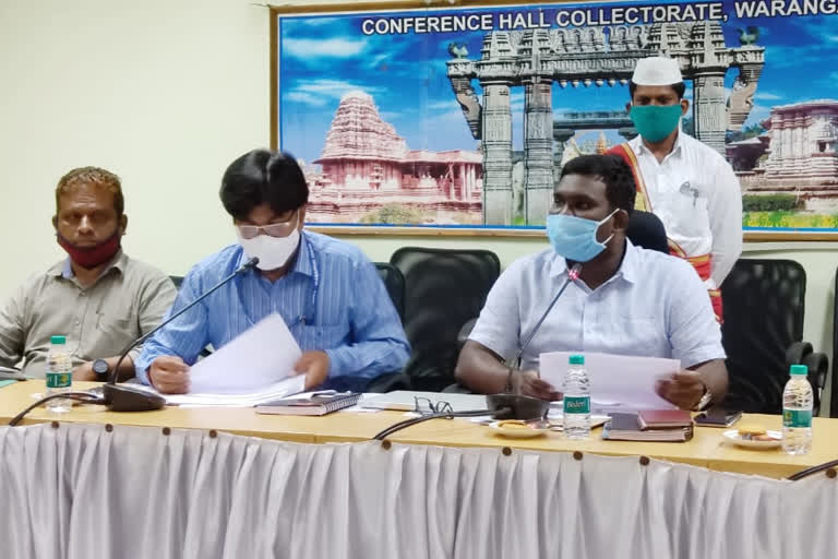 collector rajeev gandhi review meeting with officials