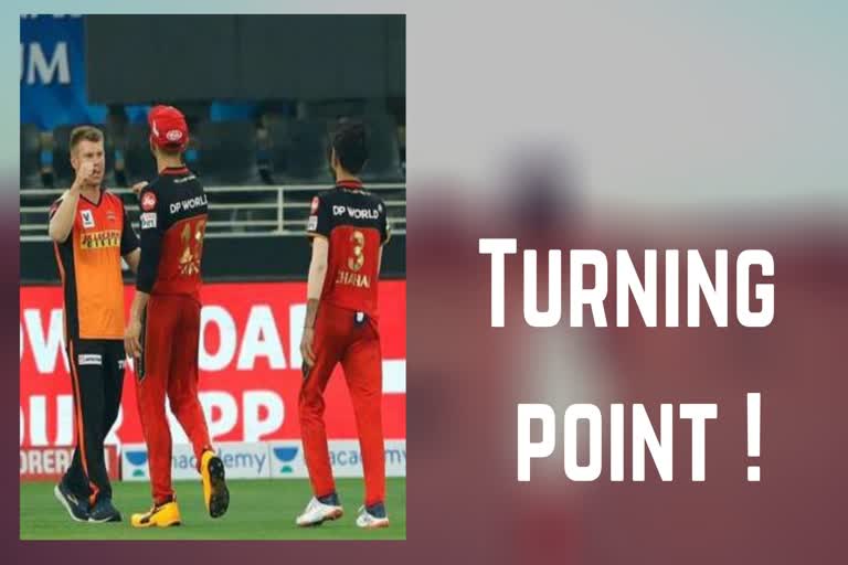 Yuzvendra Chahal's over is a turning point of the match says SRH captain david warner