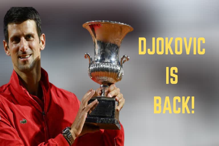 Djokovic back on track with fifth Rome title