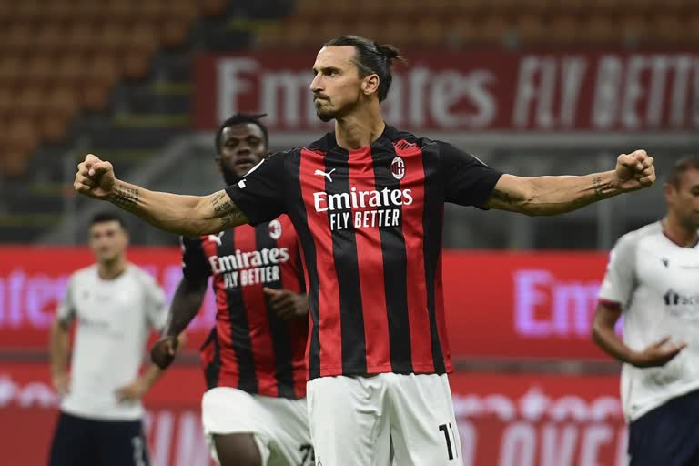 Serie A: Ibrahimovic helps AC milan win