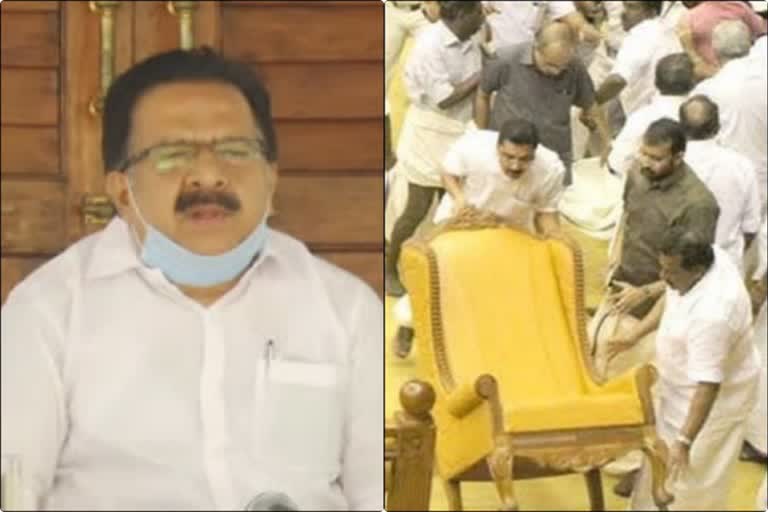 assembly conflict case latest news  chennithala on assembly conflict case  നിയസഭയിലെ കയ്യാങ്കളി കേസ്  നിയസഭയിലെ കയ്യാങ്കളി കേസ് പുതിയ വാർത്തകൾ  നിയസഭയിലെ കയ്യാങ്കളി കേസ് രമേശ് ചെന്നിത്തല