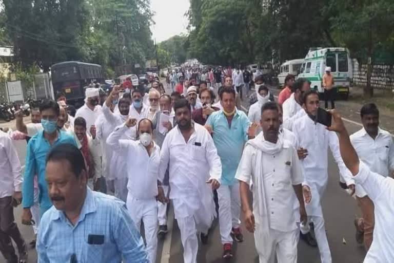 Yadav society protest