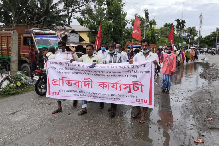 kalgachia citu protest