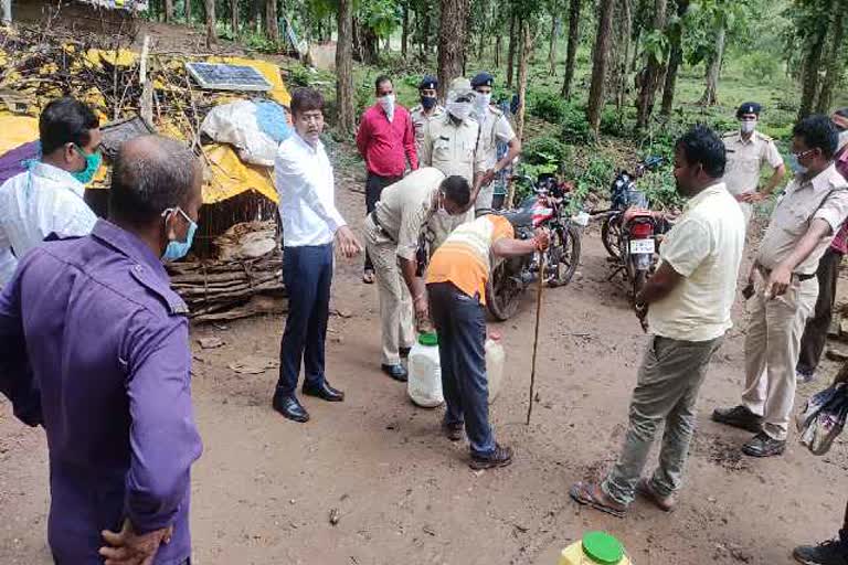 Illicit liquor Seized in Kawardha