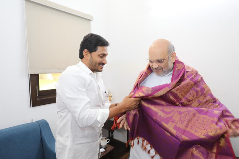 Jagan Mohan Reddy meets Amit Shah in Delhi