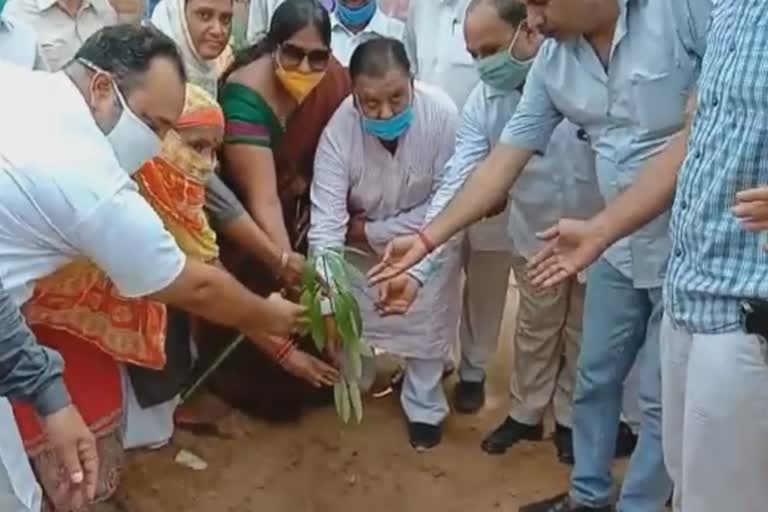 Plantation Program in the name of martyrs in bhiwani