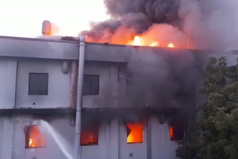 Fire broken out in Medicine Factory in Noida sector 59