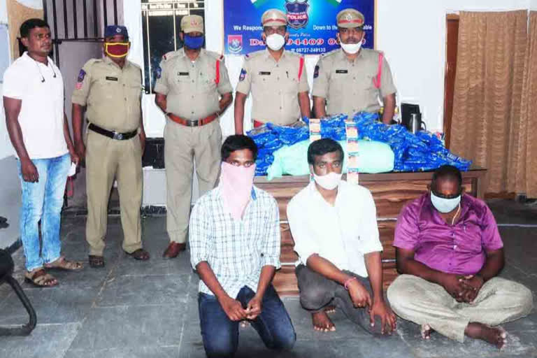 police seized ganja at keshapatnam in karimnagar district
