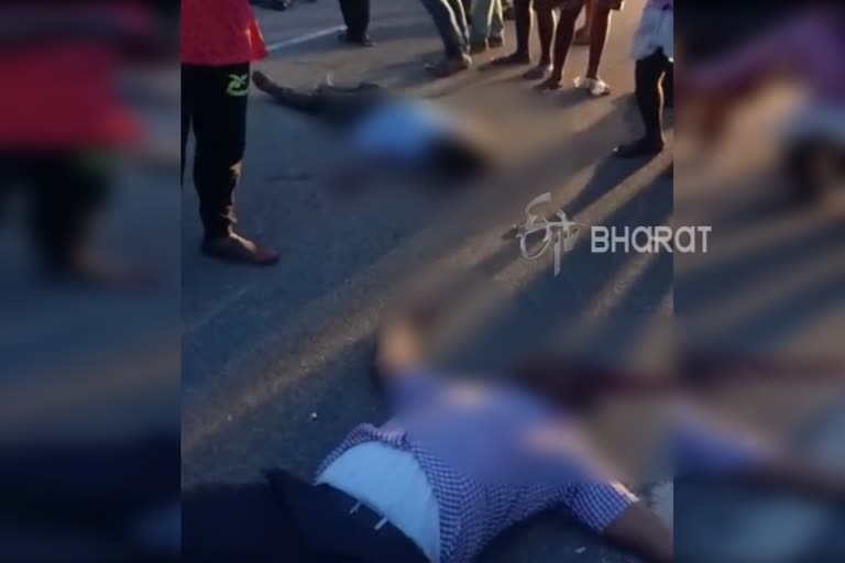 Bike accident in raichur; one died