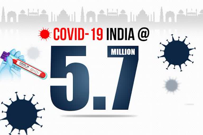 Total number of corona cases in India