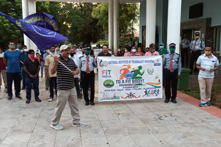 fit India progeam in warangal nit college