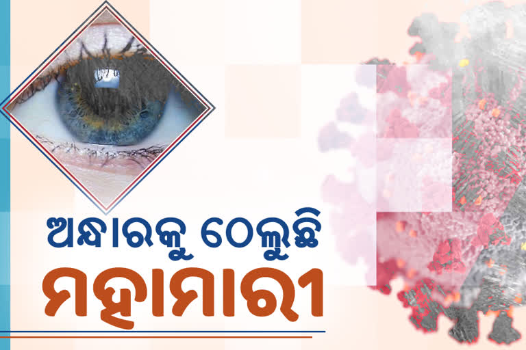 ଭଗବାନ ଭରସାରେ ଚାଲିଛି ଜୀବନ, କୋଭିଡ ଛଡାଉଛି ଦୃଷ୍ଟିଶକ୍ତି