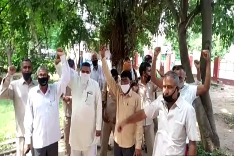 roadways employees protest in panchkula