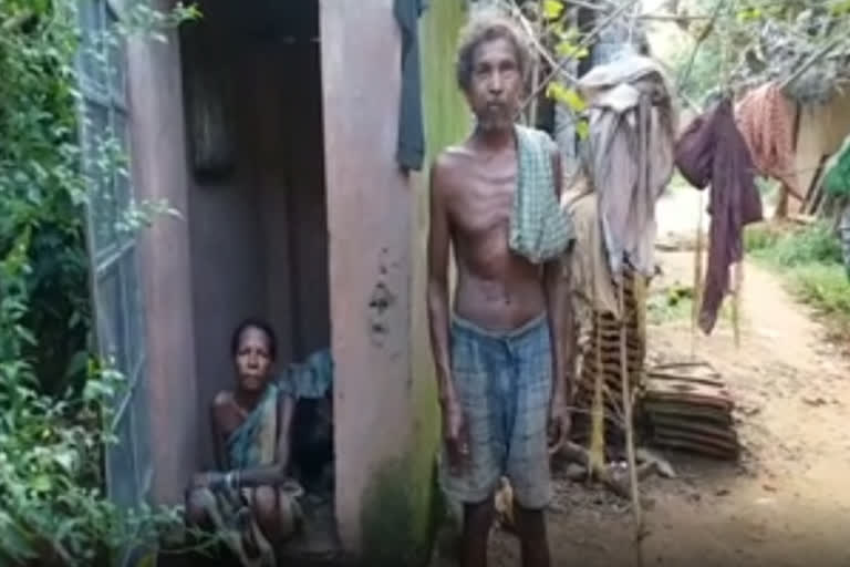 Homeless elderly couple in Odisha forced to live in toilet