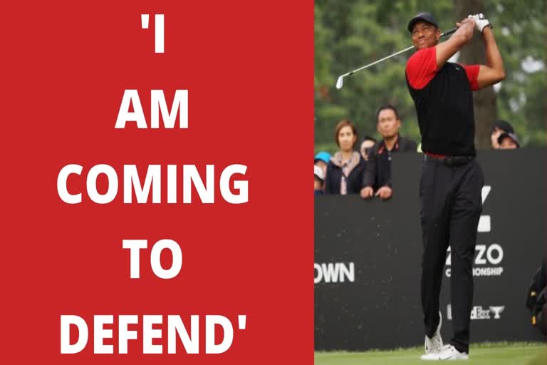 Tiger Woods,  Zozo Championship, Defending champion, California