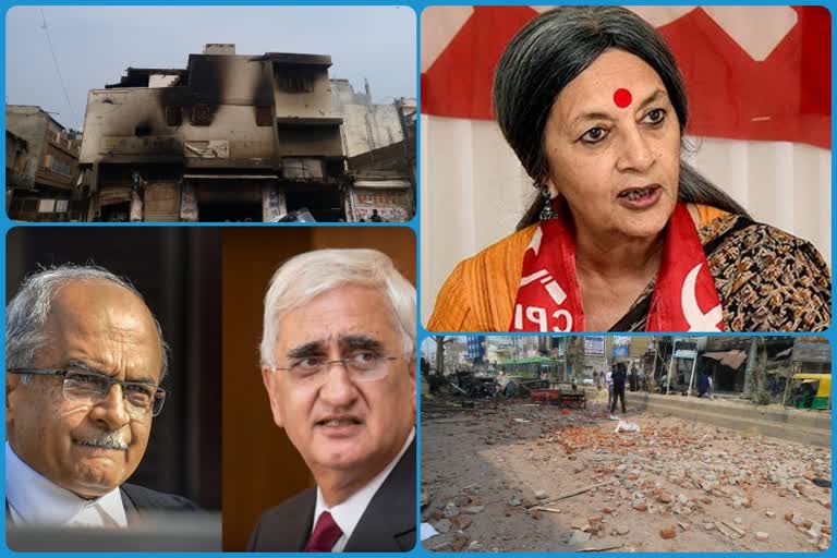 Name of Salman Khurshid Prashant Bhushan and Brinda Karat in the chargesheet filed by Delhi Police