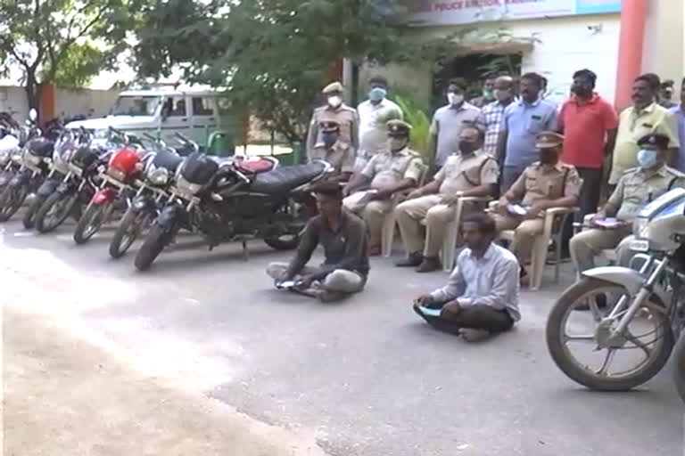 two bike thieves Arrested In Raichur