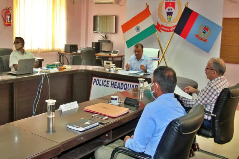 DGP MV Rao held meeting in ranchi