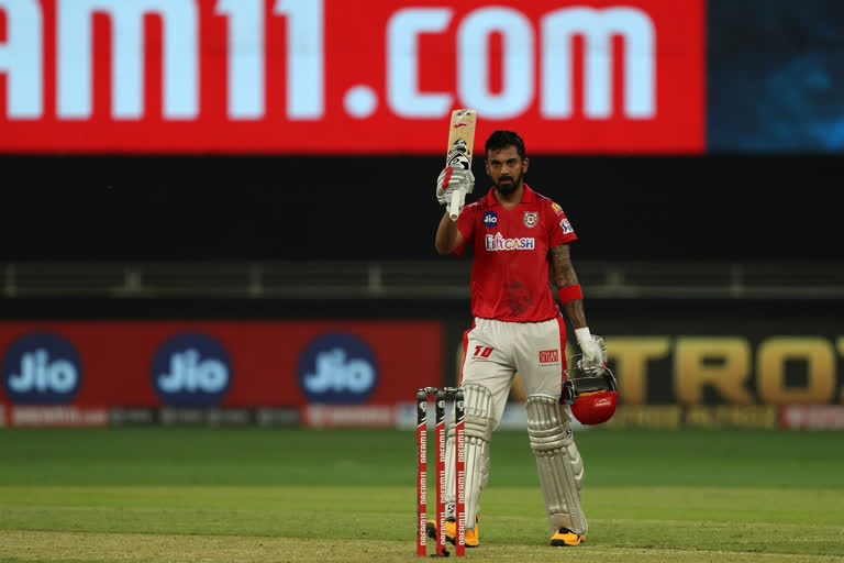 KL Rahul scores century as KXIP post 206/3 against RCB