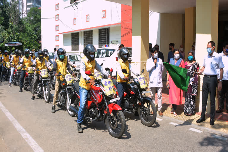 corona awareness rally in jaipur,  corona awareness rally