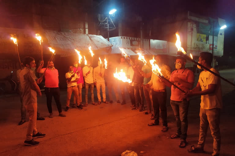 Factionalism in torch procession