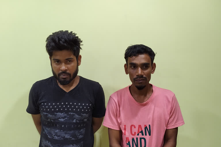 Arrested drug paddler_with brown sugar in Barpeta