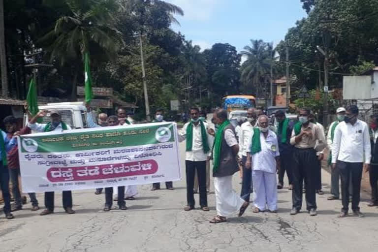 Anti-Farmer Act Opposition across Shimoga District