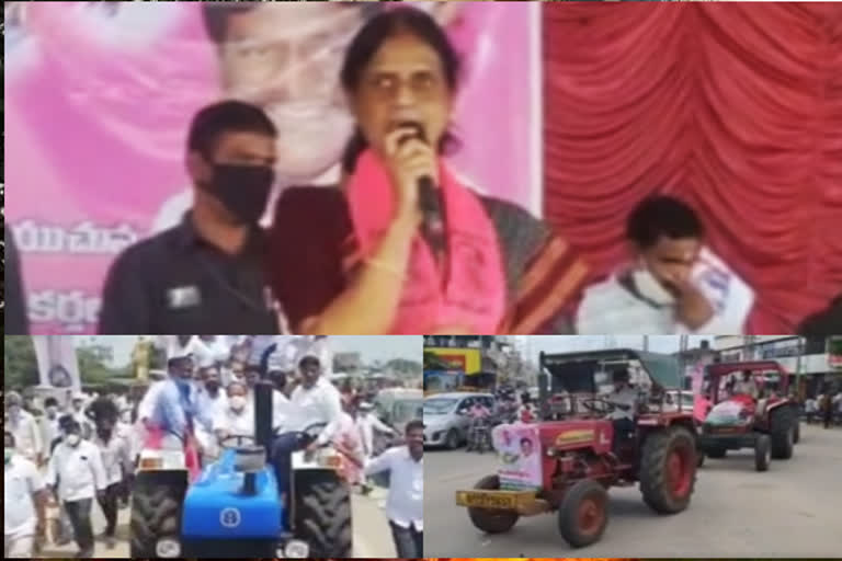 minister sabitha indra reddy talk about cm kcr in parigi rally, vikarabad district