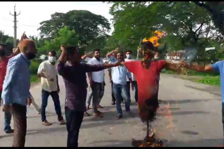 aboro protest at baksha